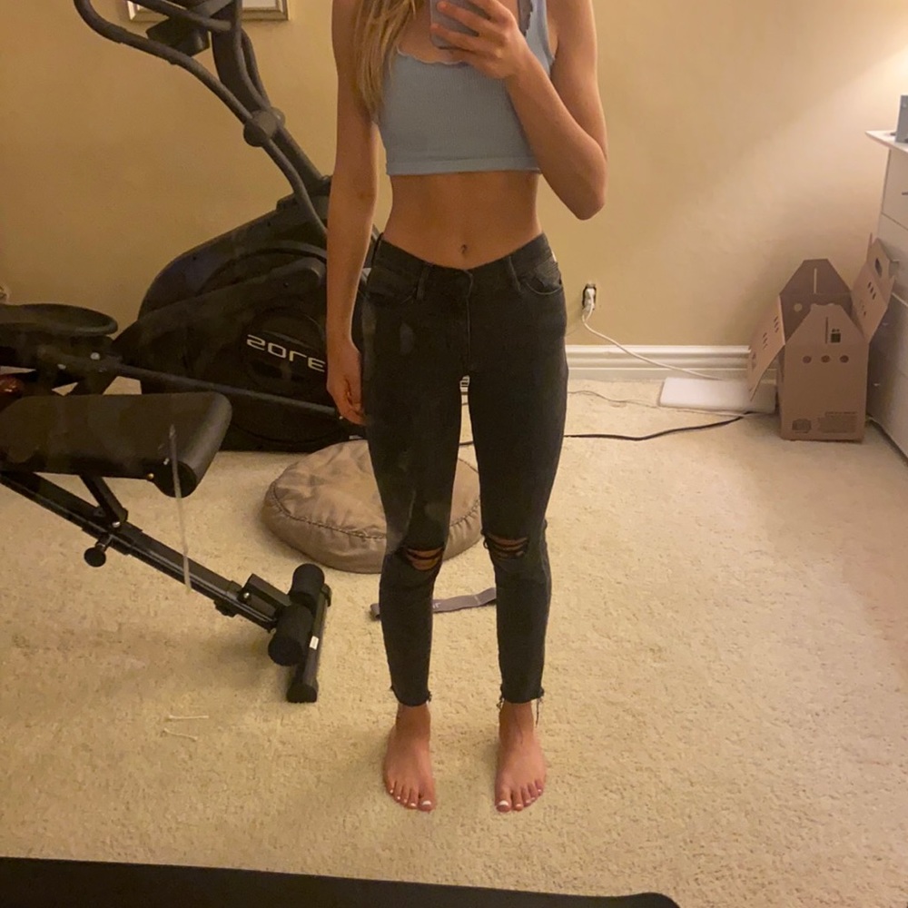 light black ripped pacsun jeans